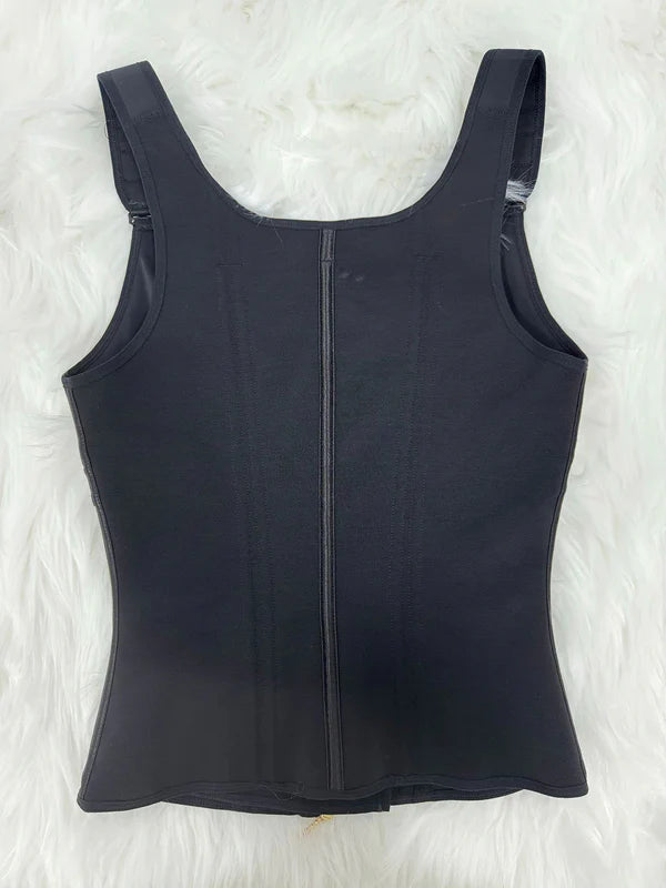 Sculpza® Latex Waist Shaping Vest with Reinforced Structure and Built-in Bra